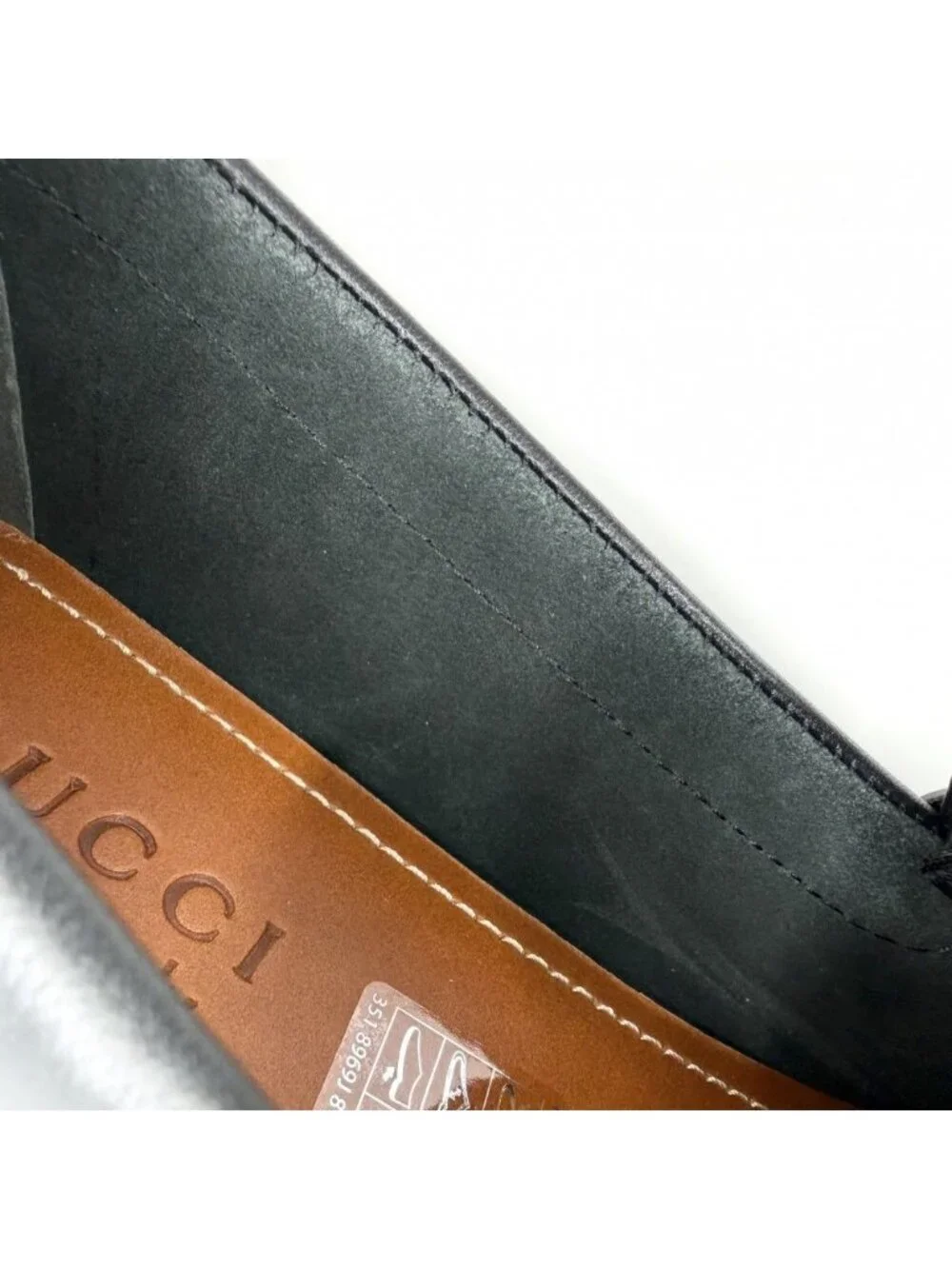 Gucci name loafers